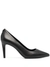 Michael Kors Lace-up Flat Shoes With Elegant Design And Modern Appeal In Black