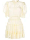 ALICE MCCALL LACE-LAYERED MINI DRESS