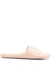 Kenzo Flats In Rose-pink Rubber/plasic In Pink,beige