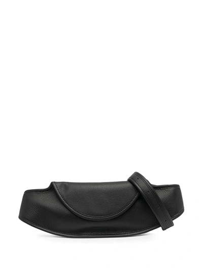 Kenzo Onda Leather Belt Bag In Black