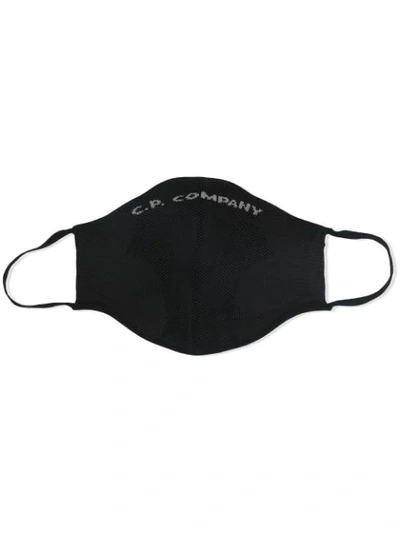 C.P. COMPANY LOGO-PRINT FACE MASK