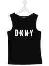 DKNY LOGO PRINT TANK TOP