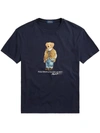 Polo Ralph Lauren Slim-fit Printed Cotton-jersey T-shirt In Blue