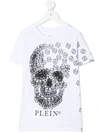 PHILIPP PLEIN JUNIOR SKULL-PRINT T_SHIRT