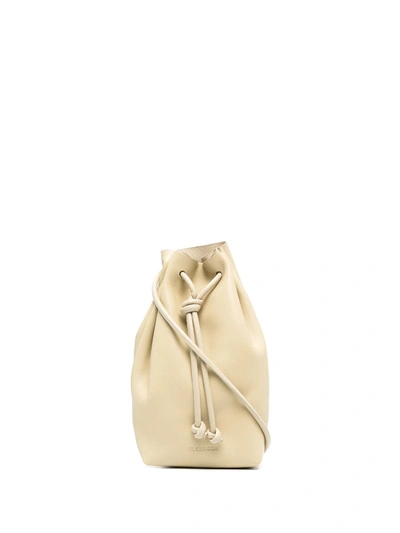 Jil Sander Pouch-style Bracelet Bag In Neutrals