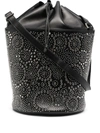 10 Corso Como Canopus Studded Bucket Bag In Black
