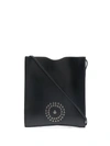 10 Corso Como Logo-studded Leather Shoulder Bag In Black