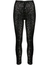 ALCHEMY SEQUIN-EMBELLISHED SLIM-CUT TROUSERS