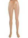 Wolford Neon High Gloss Tights In Neutrals