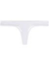 Maison Close High Hip Thong In White