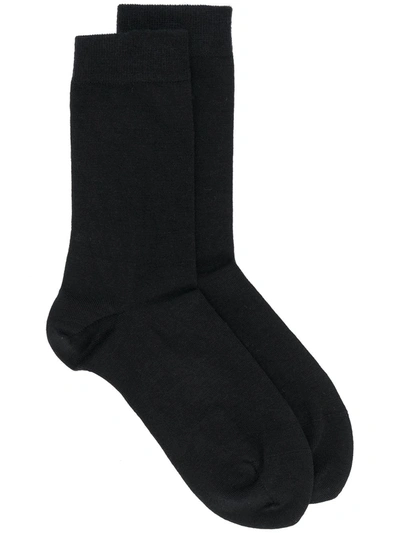 Falke Soft Merino Socks In Black