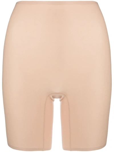 Chantelle High-waisted Shaping Shorts In Neutrals