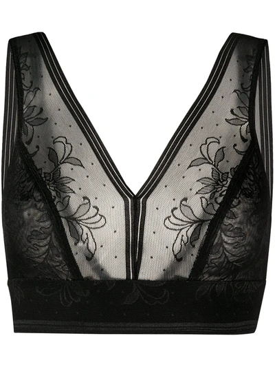 Wacoal Net Effect Bralette In Black