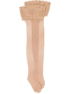 Wolford Satin Touch 20 Stay-up Stockings In Pink