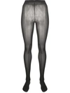 Wolford Velvet De Luxe 50 Tights In Grey