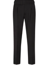 DOLCE & GABBANA PLEAT DETAIL TAILORED TROUSERS