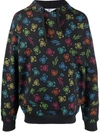 MOSCHINO ALL-OVER TEDDY PRINT HOODIE