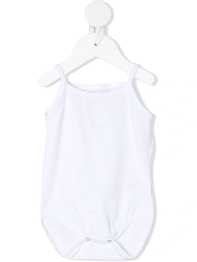La Perla Babies' Sleeveless Cotton Body In White