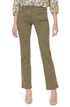 Nydj Marilyn Straight Leg Stretch Jeans In Martini Olive