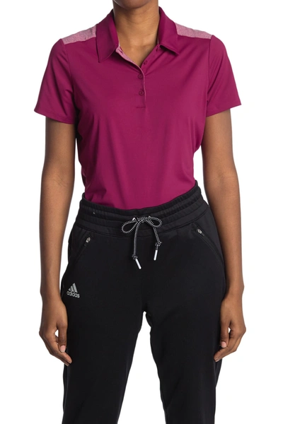 Adidas Golf Ultimate 365 Short Sleeve Polo In Powber