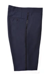 Savile Row Co Slim Fit Navy Tuxedo Pants In Navy