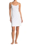 Commando Microfibre Mini Slip Dress In White