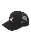 Hurley Del Mar Trucker Baseball Cap In Black Aurora