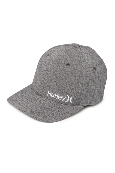 Hurley Corp Textures Baseball Cap In Light Grey