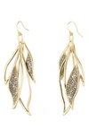 ALEXIS BITTAR FEATHER WIRE EARRINGS,889519071851
