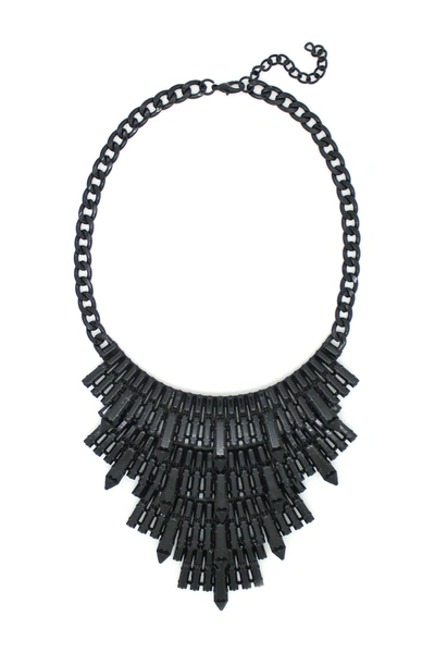 Eye Candy Los Angeles Zoe Necklace In Black