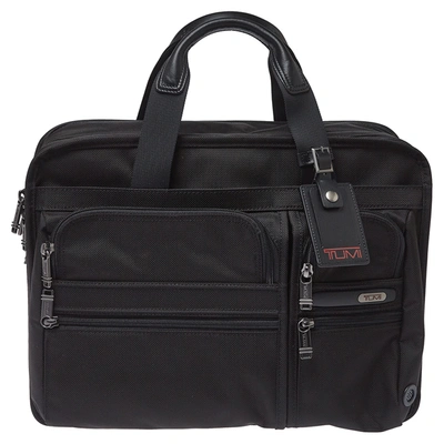 Pre-owned Tumi Black Nylon Gen 4.2 Organizer Portfolio Briefcase