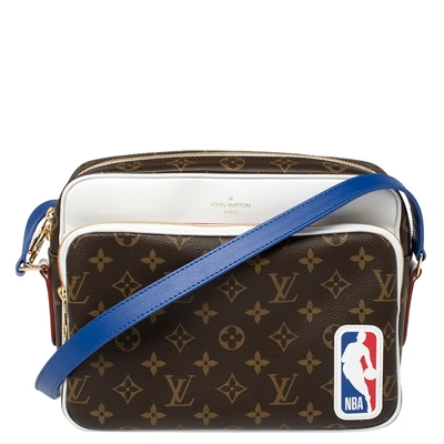 Pre-owned Louis Vuitton Monogram Canvas Lvxnba Nil Messenger Bag In Brown