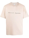 DAILY PAPER LOGO-EMBROIDERED COTTON T-SHIRT