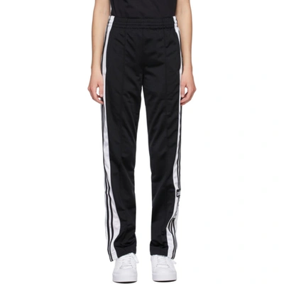 Adidas Originals Black Adicolor Classics Adibreak Track Pants In Black/white