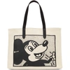 COACH BEIGE & BLACK KEITH HARING EDITION MICKEY TOTE