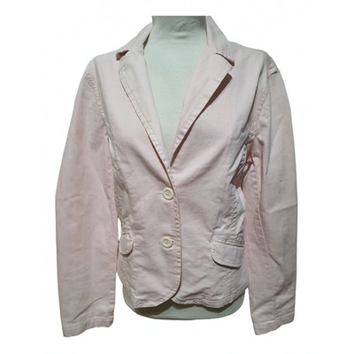 Pre-owned Dolce & Gabbana Pink Cotton Jacket