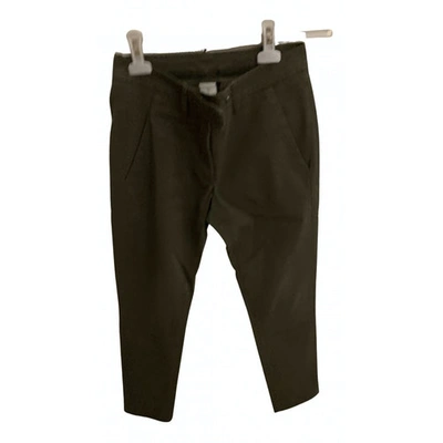 Pre-owned Dondup Chino Pants In Green