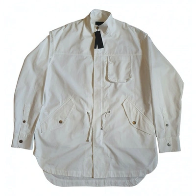 Pre-owned Diesel Black Gold Jacket In White