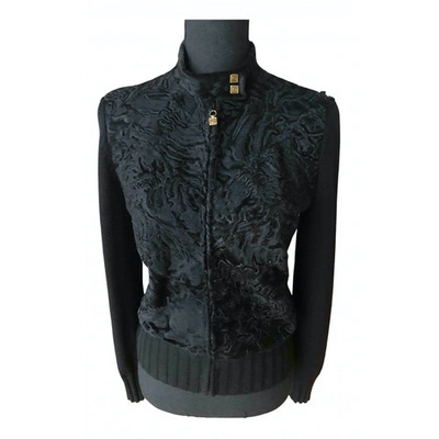 Pre-owned Versace Wool Jacket In Black