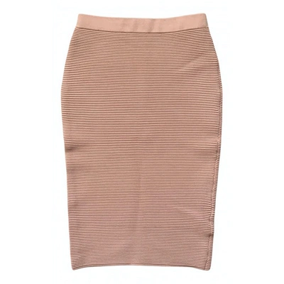 Pre-owned Jonathan Simkhai Mid-length Skirt In Pink