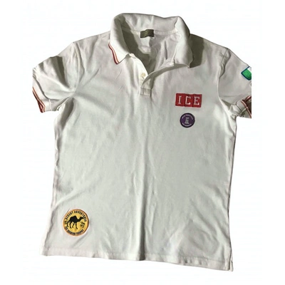 Pre-owned Iceberg Polo Shirt In White