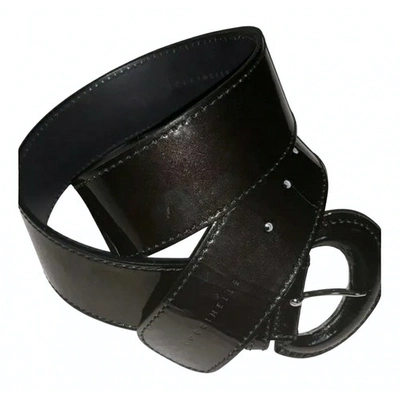 Pre-owned Coccinelle Belt In Black
