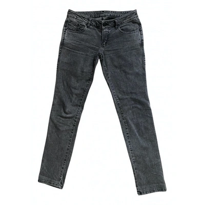 Pre-owned Diesel Black Gold Straight Jeans In Grey