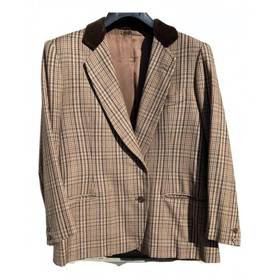 Pre-owned Ermenegildo Zegna Cashmere Short Vest In Camel