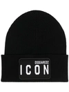 DSQUARED2 ICON BEANIE HAT