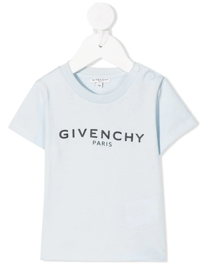 Givenchy Baby's & Little Boy's Ruffle Logo Short-sleeve T-shirt In Bianco