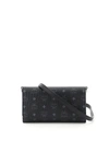Mcm Visetos Coated Canvas Smartphone Case In Black (black)