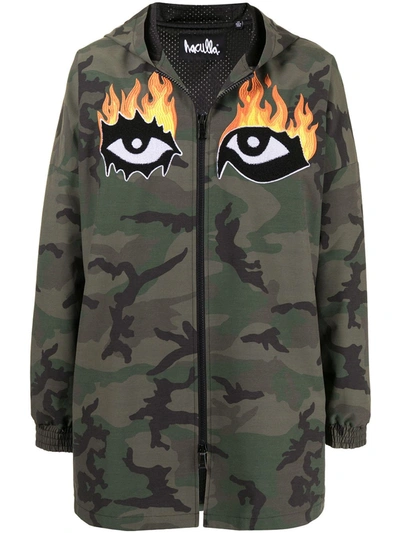 Haculla Eyes On Fire Jacket In Green