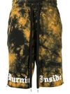 HACULLA TIE DYE SHORTS WITH EMBROIDERED LOGO