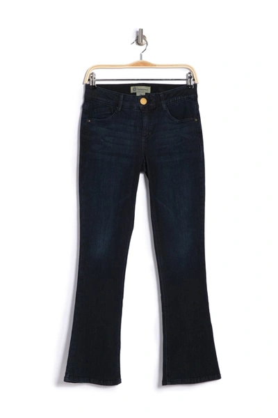 Democracy Ab Tech Cropped Flare Jeans In In Indigo